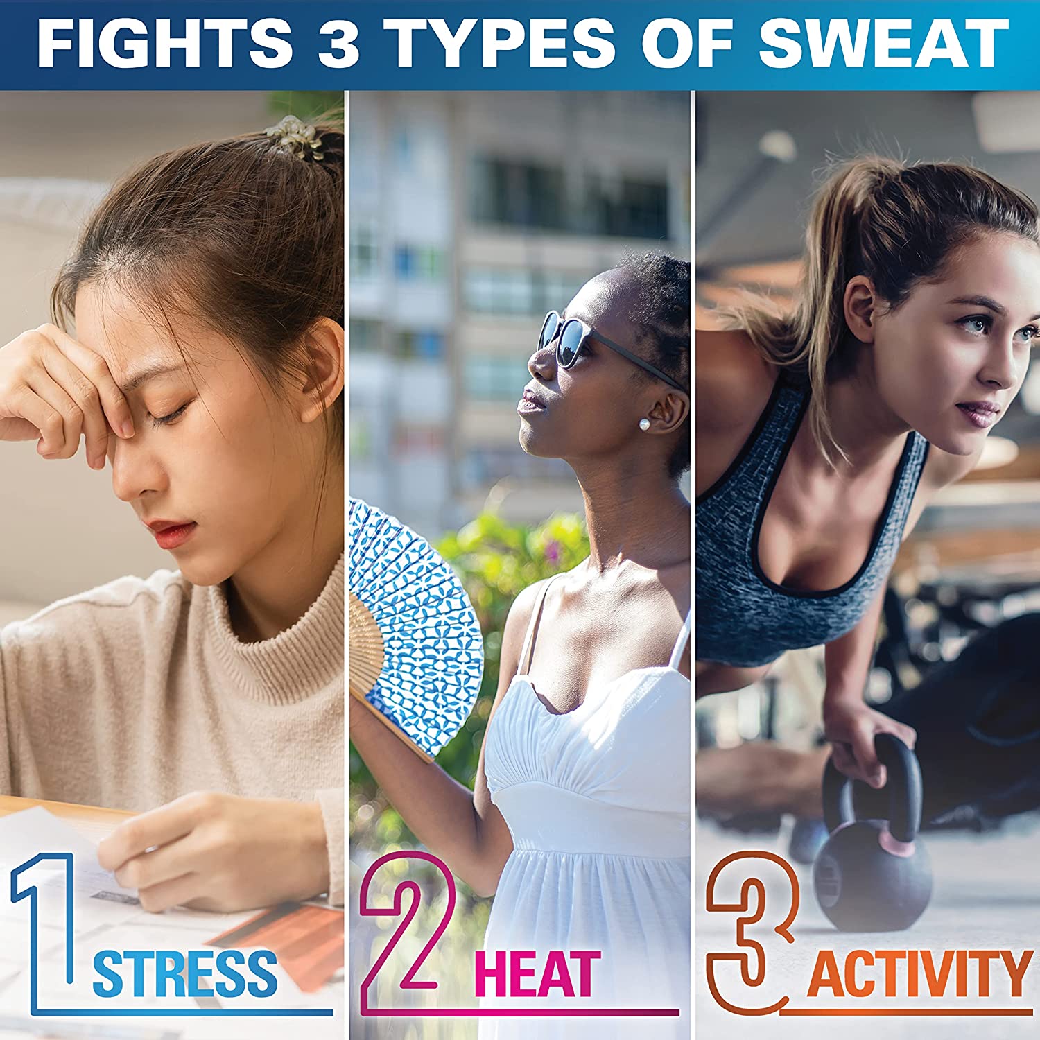 Secret Antiperspirant Clinical Strength Deodorant for Women, Invisible Solid, Sensitive Unscented, 1.6 Ounce (Pack of 3) (Packaging may Vary) - Image 2